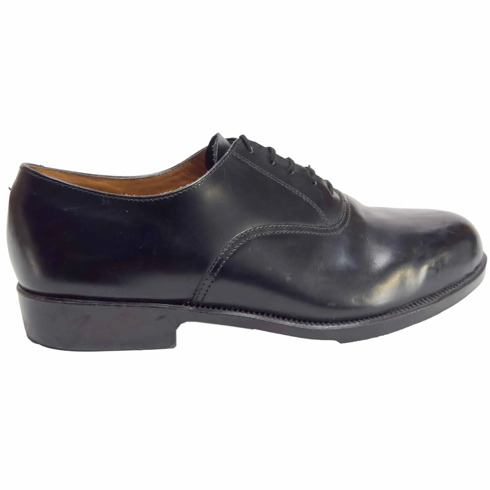 Royal Navy Black Oxford Parade Shoes (No Toe Cap) - Image 3