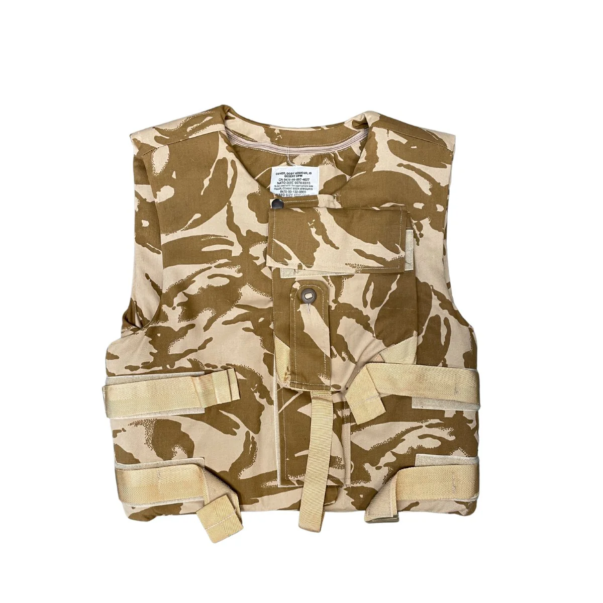 British Army ECBA Body Armour DPM Desert Camo