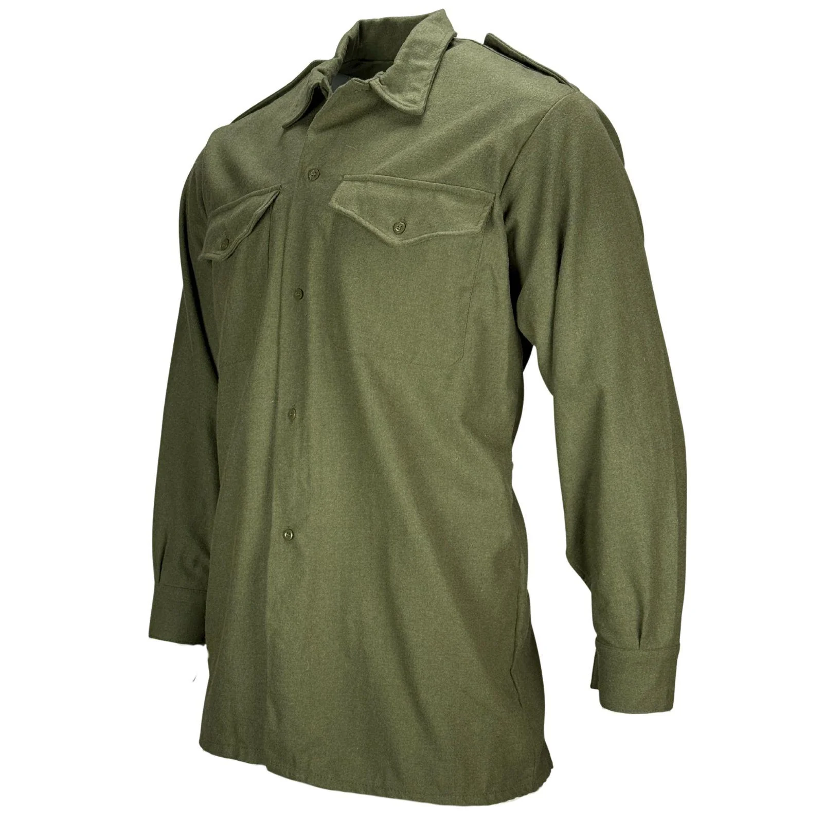 British Army Vintage Wool KF Shirt - Image 3