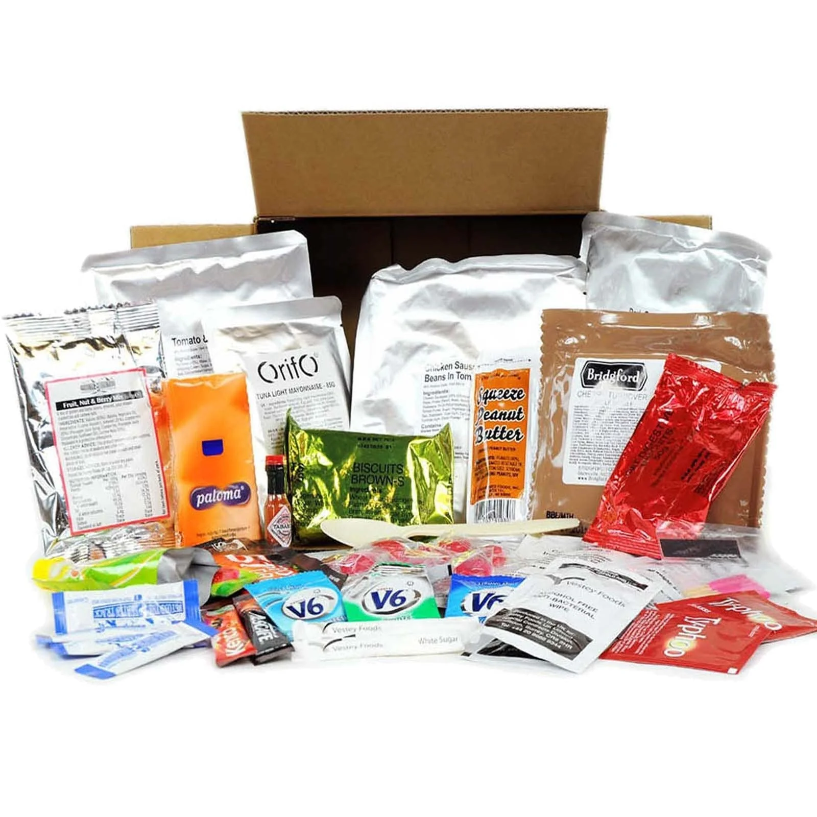British Army MRE Rations - Box of 10 - Image 3
