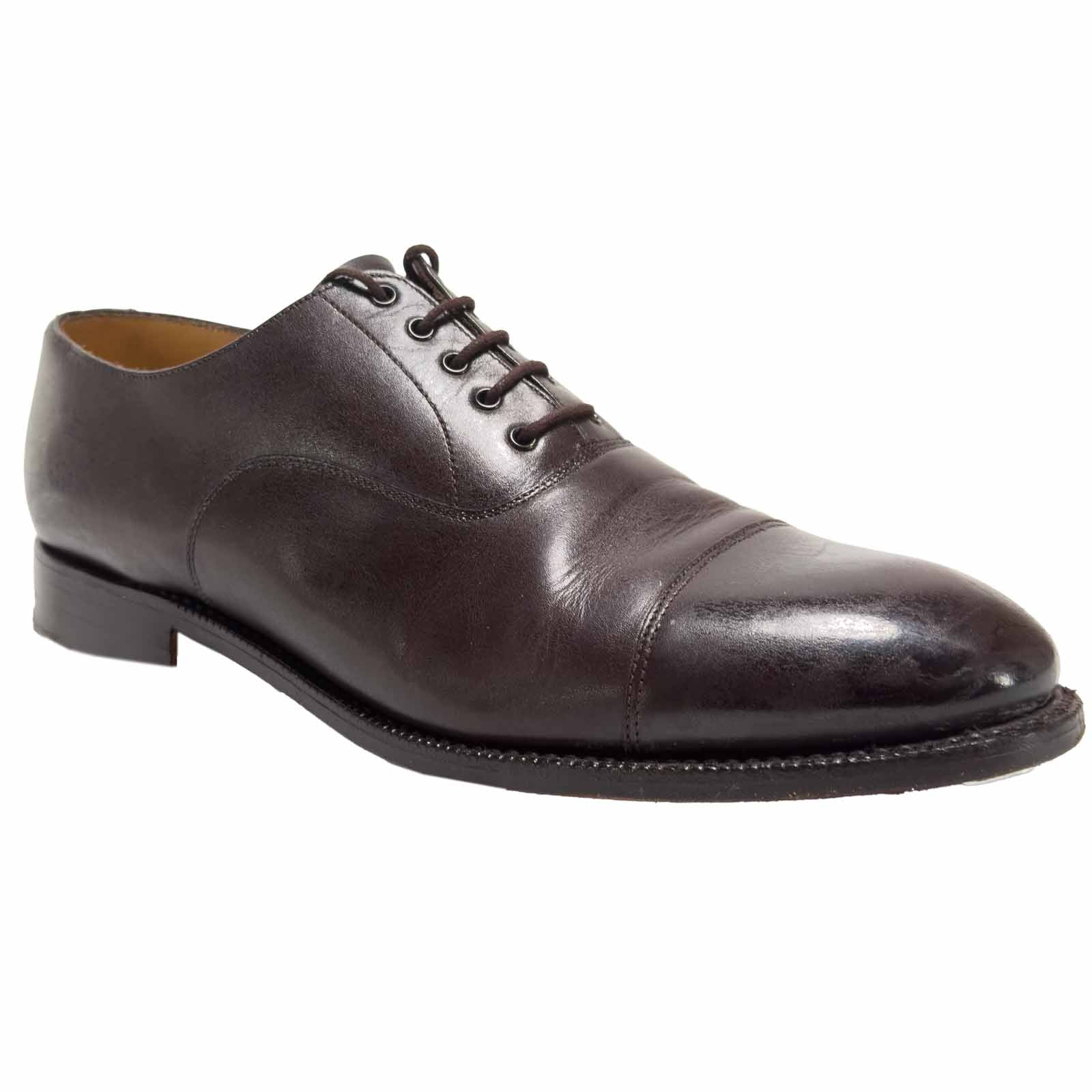 British Army Officers Brown Oxford Dress Shoes - Image 2