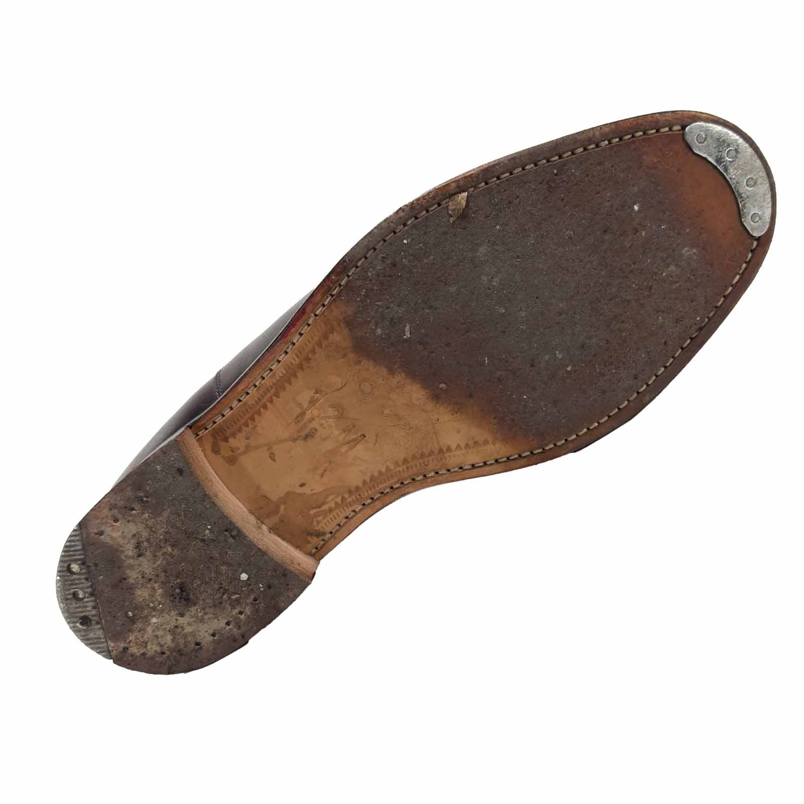 British Army Officers Brown Oxford Dress Shoes - Image 3