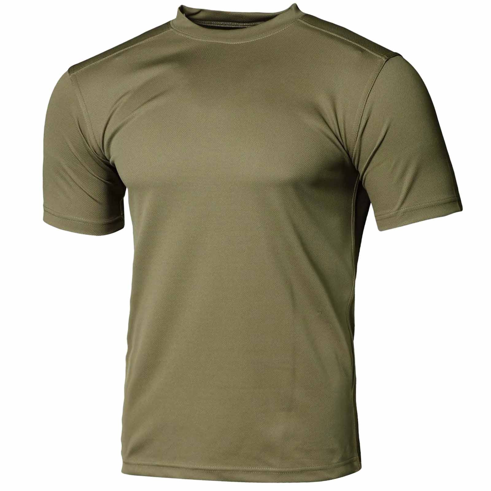 Army Olive Coolmax T-Shirts - Image 2