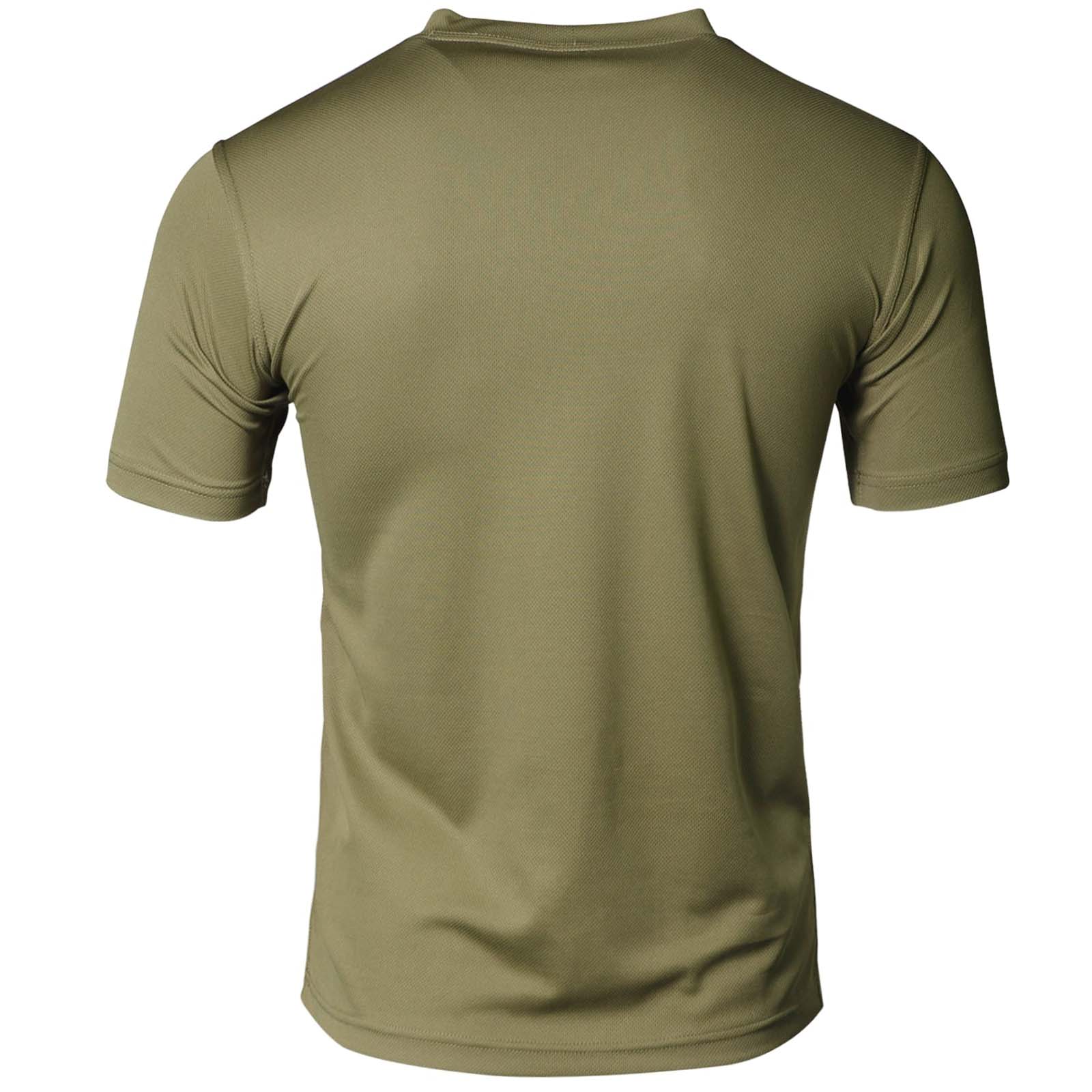 Army Olive Coolmax T-Shirts - Image 3