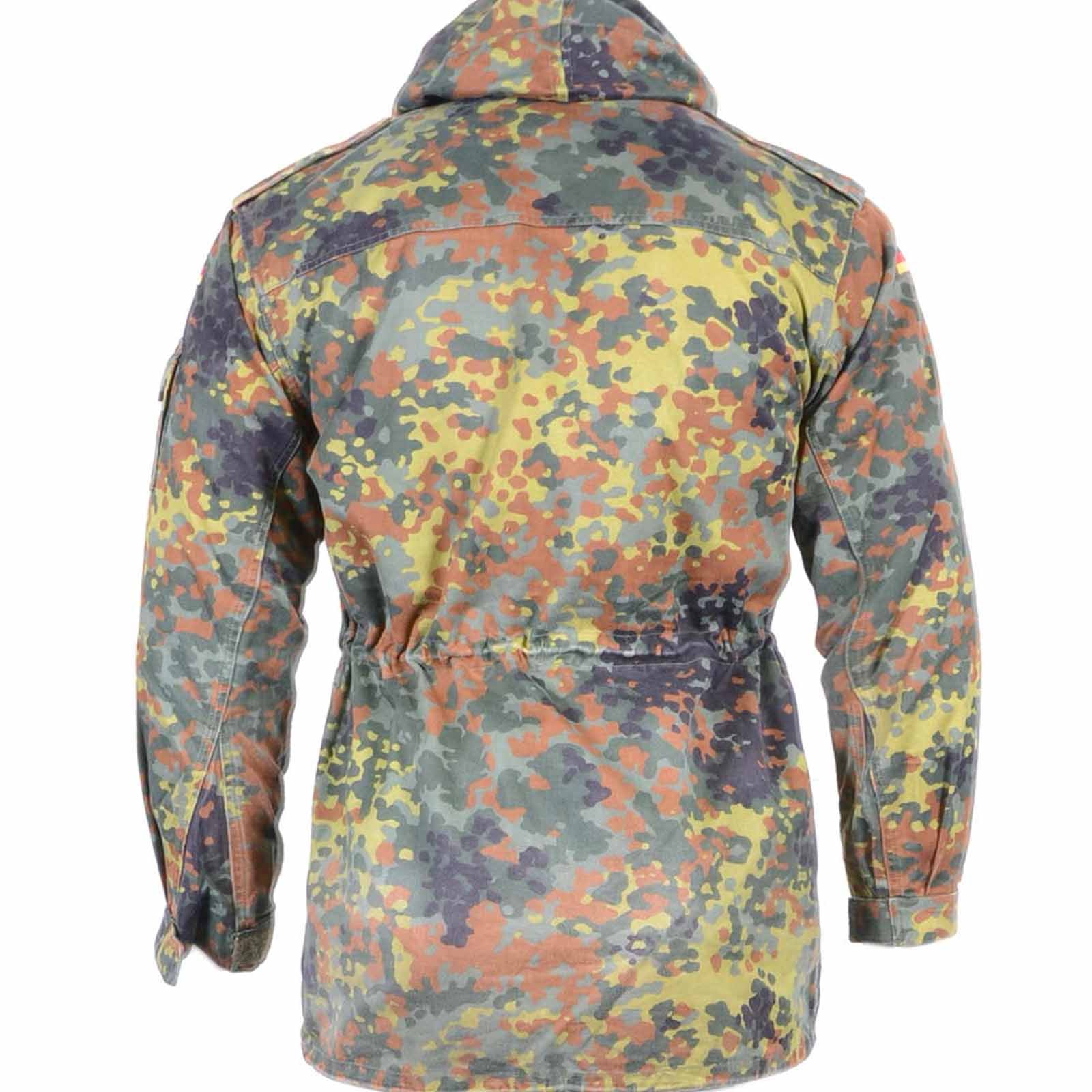 German Army Flecktarn Camo Parka Field Jacket - Image 3