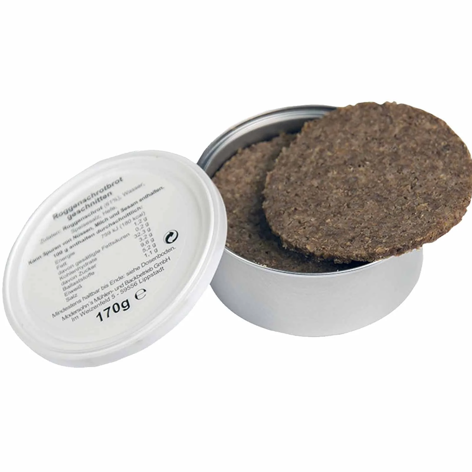 German Army Tin Bread 170G - Image 2