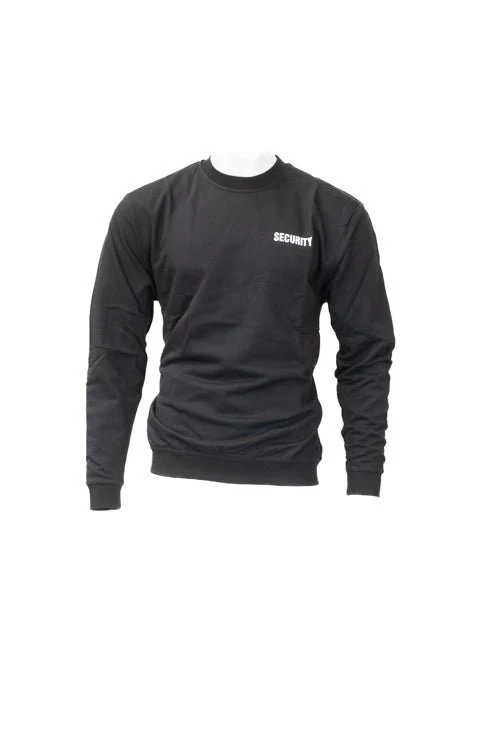 Mil-Tec Black SECURITY Sweatshirt - Image 3