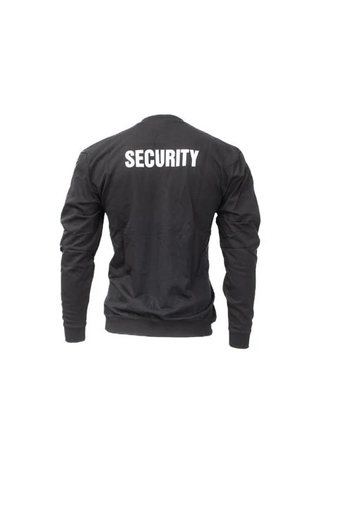 Mil-Tec Black SECURITY Sweatshirt - Image 7
