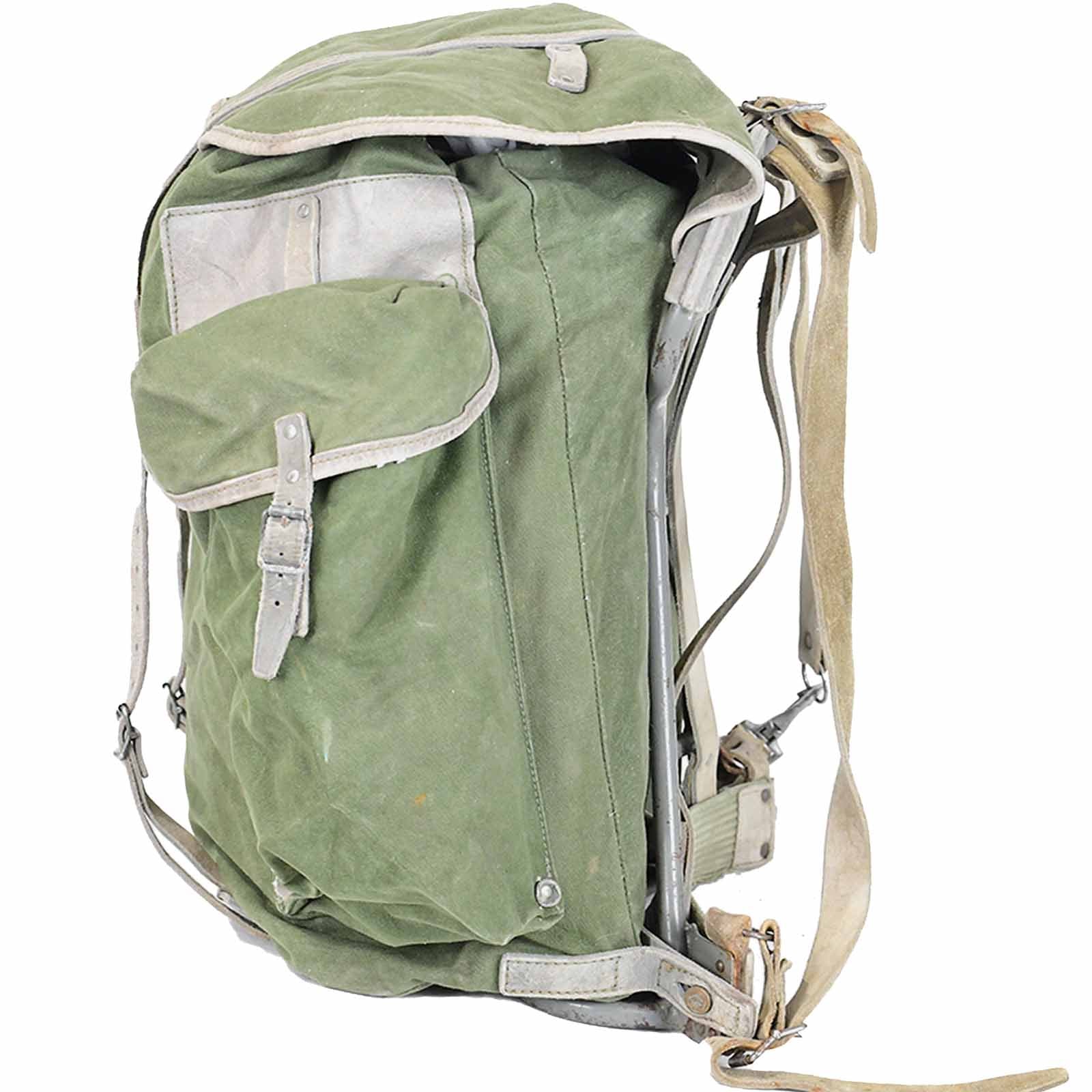 Norwegian Vintage Rucksack Olive - Image 2