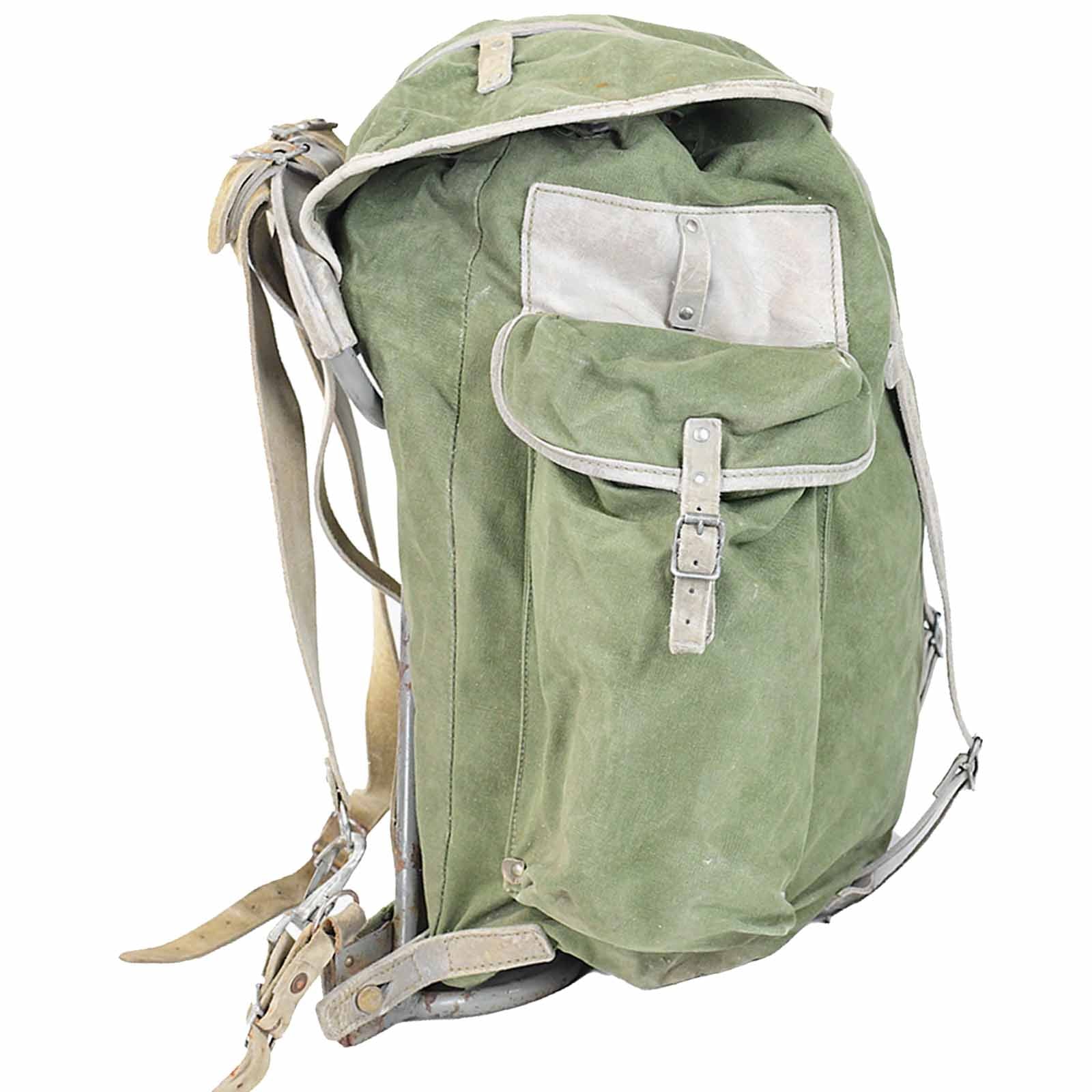 Norwegian Vintage Rucksack Olive - Image 4