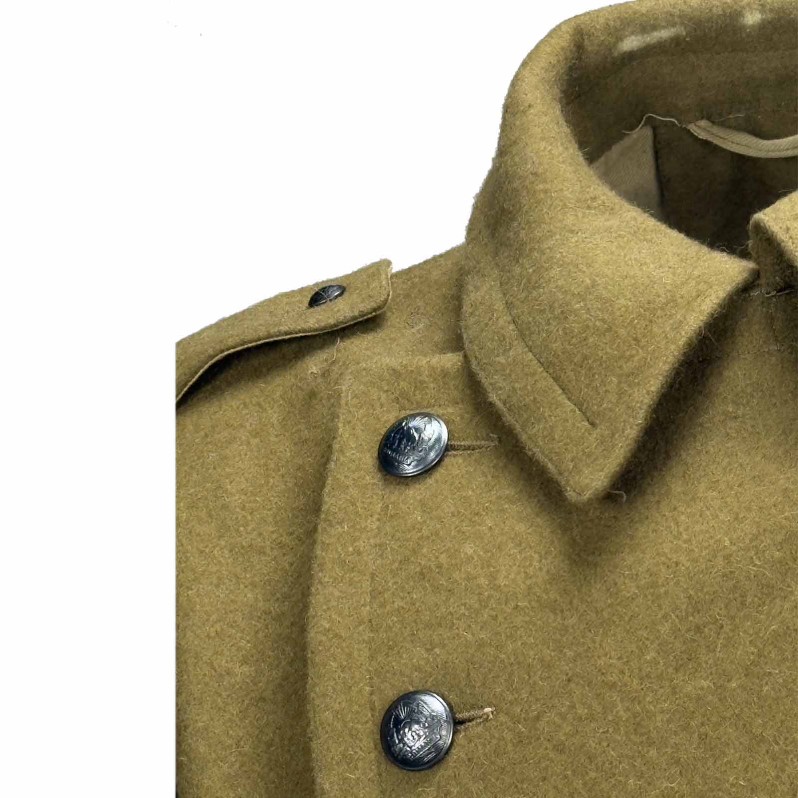 Romanian Army Vintage Wool Greatcoat - Image 5