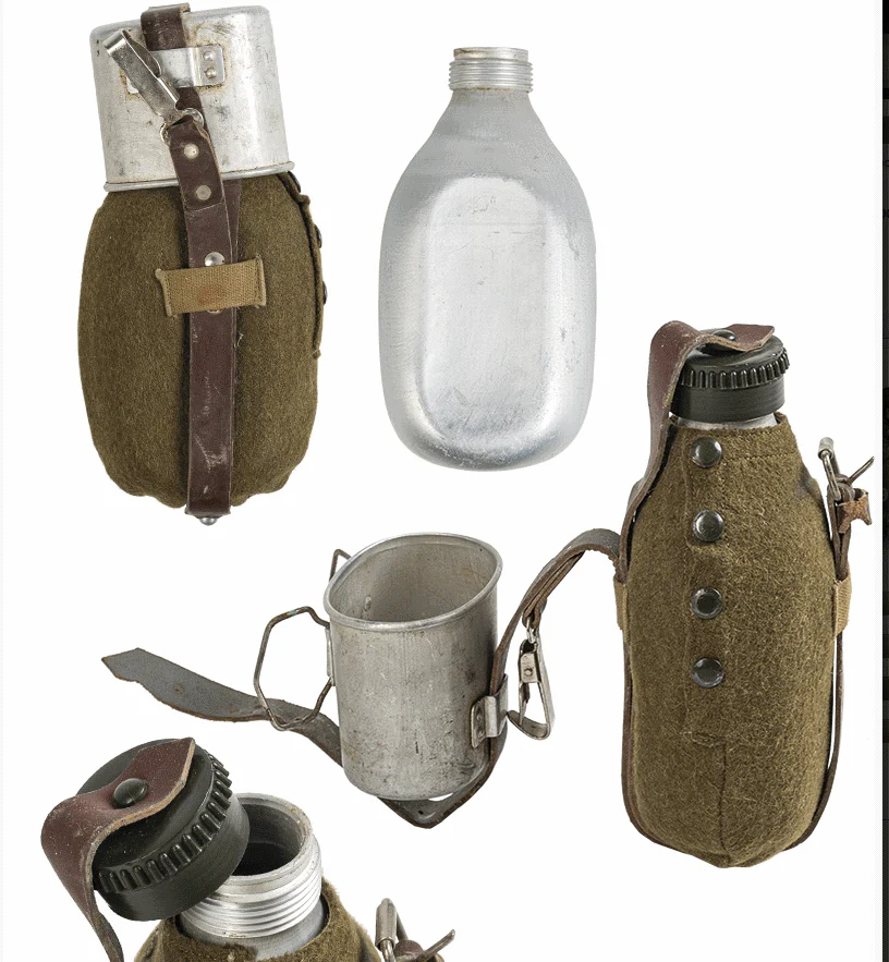 Romanian Canteen With Aluminium Cup - Image 3