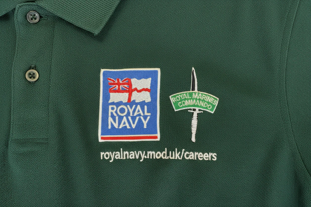 Royal Navy Recruitment Polo Size Medium - Image 2