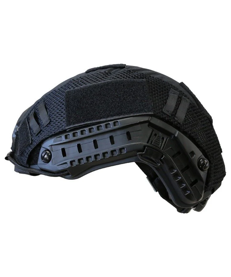 Tactical Fast Helmet Cover Black - Image 4