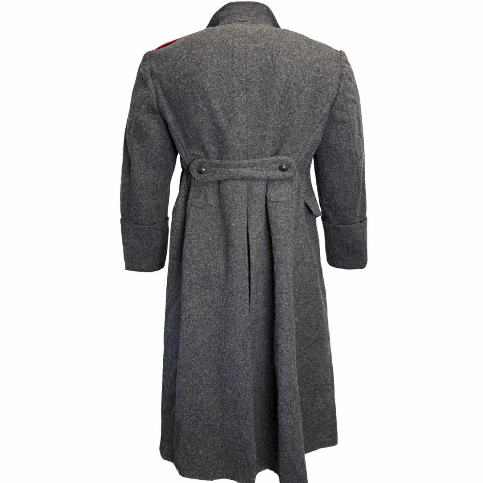 Grey Wool Bulgarian Greatcoat - Image 3