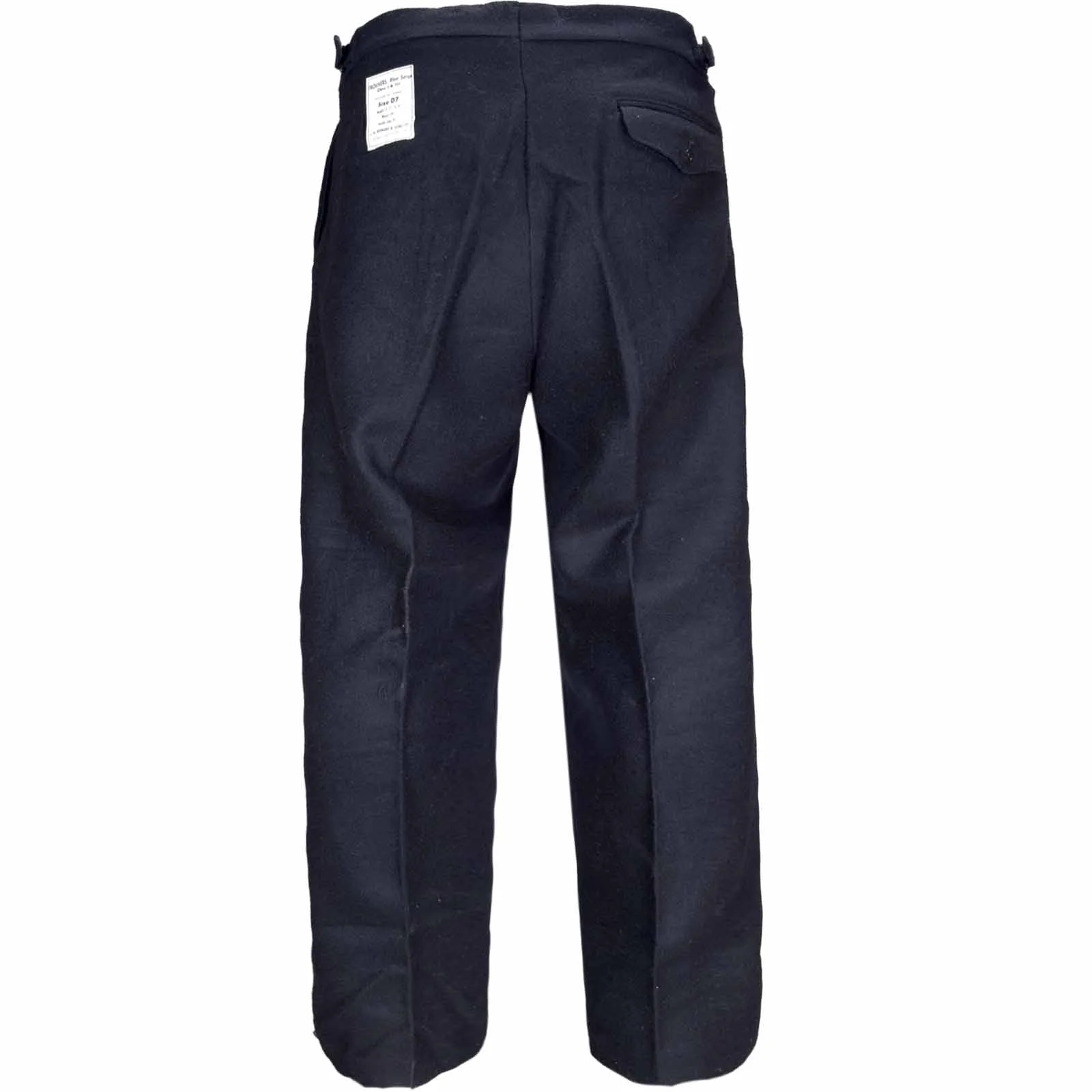 Vintage Royal Navy Wool Trousers - Image 3